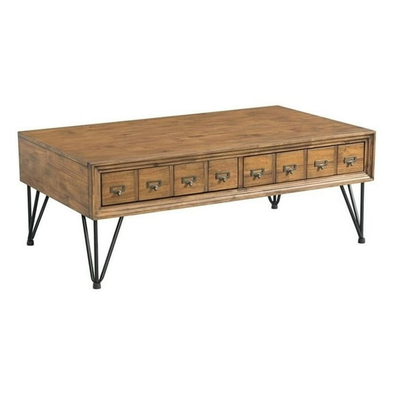 Pemberly Row Transitional Tanner 3PC Occasional Table Set in Brown