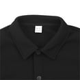thumbnail image 4 of Siilsaa Jean Jacket Lightweight Bomber Jacket Button Down Causal Fashion Flight Windbreaker Light Jacket Black,L, 4 of 4