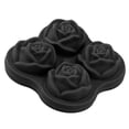 thumbnail image 3 of Silicone Ice  Tray, 4 Grid Ice  Tray For Freezer, Rose Flower Ice  Molds For Cake Candy DIY, 3 of 8