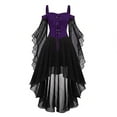 thumbnail image 6 of Vampire Dress Women, Dress Renaissance Retro Gothic Bell Sleeves Adults Halloween Dresses Outfit, 6 of 9