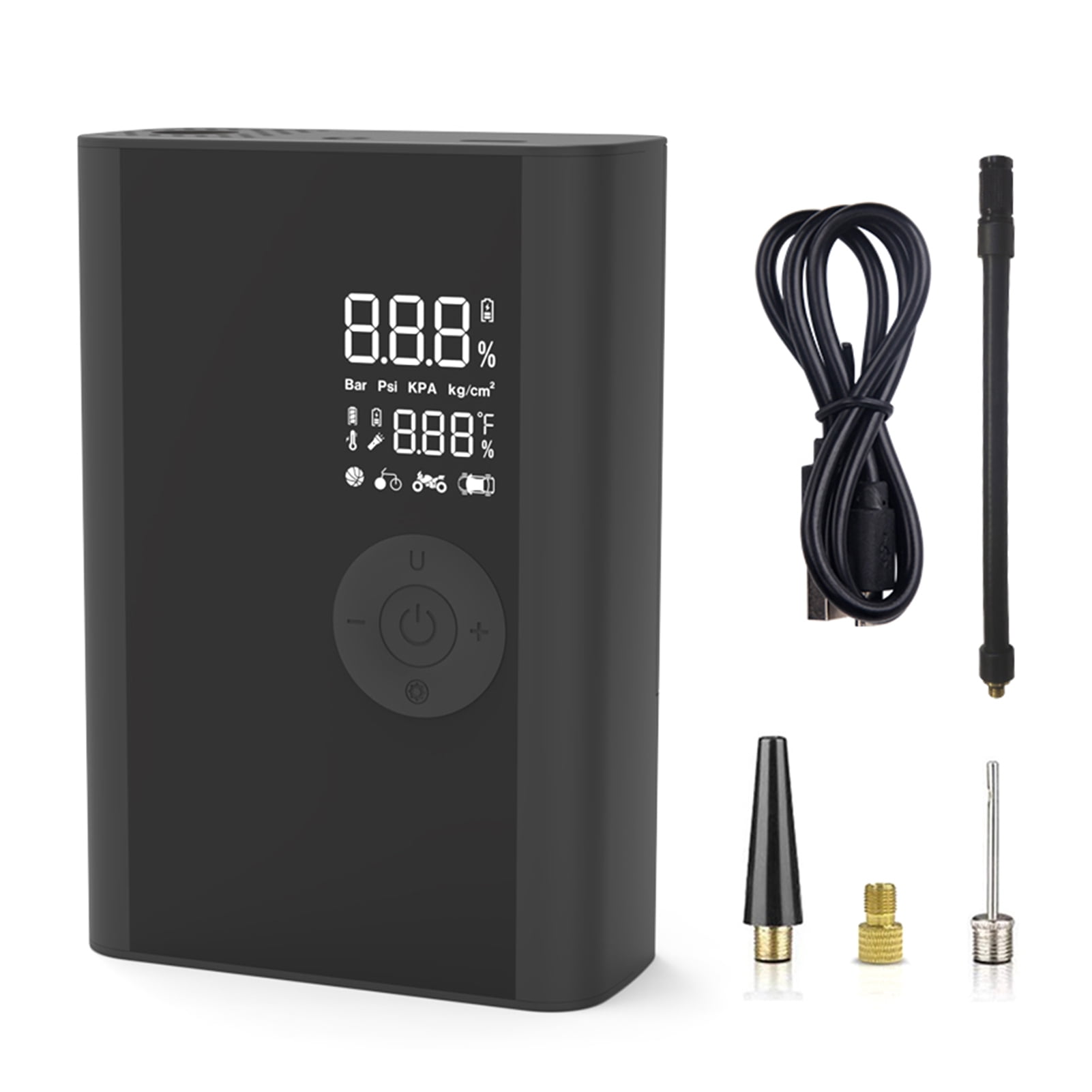 Portable Air Compressor 150PSI Replaceable Battery Inflator Pump