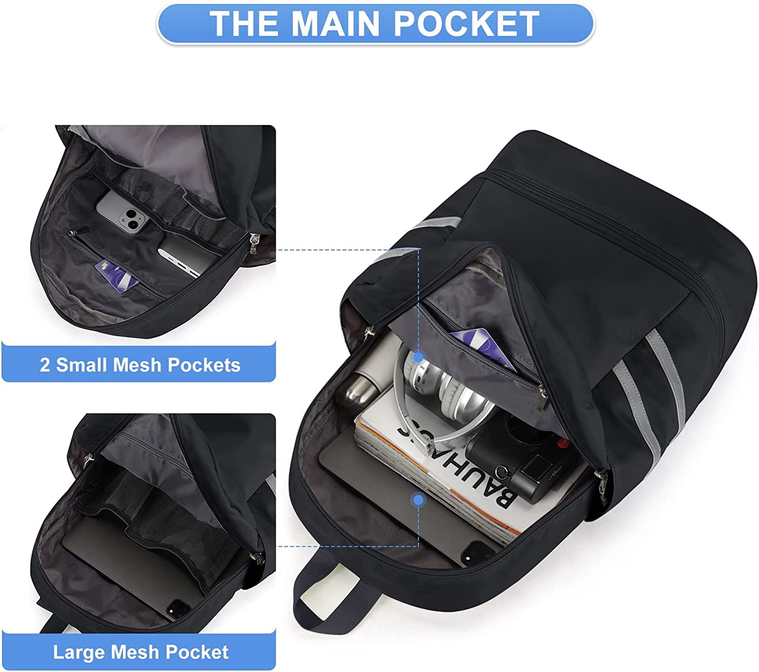 coofay Gym Backpack For Women Waterproof Backpack With Shoe Compartment Lightweight Travel