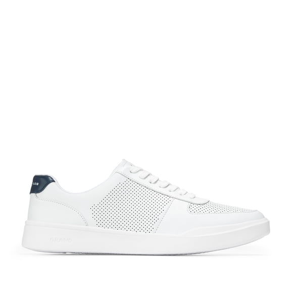 Cole Haan Men's Grand Crosscourt Modern Perforated Sneaker in Optic White