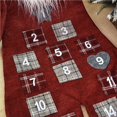 thumbnail image 4 of stanreset Noël Avent Calendrier Lin Sans Visage Poupée Santa Claus Calendrier Joyeux Noël Décor, 4 of 6