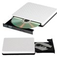 thumbnail image 4 of Grabadora de CD y DVD externa USB 3.0, lector de unidad óptica delgada, bandeja de reproductor, portátil, para PC, portátil, color blanco, 4 of 5