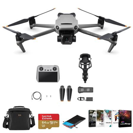 UPC: 0192223225077 | Mavic 3 Classic Drone with RC Controller Bundle with Shoulder Bag  64GB microSD Card  Corel Software Kit  Landing Pad