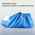 thumbnail image 4 of Xinyolin 1 Pair Waterproof Shoe Covers Reusable Foldable Not-Slip Rain Boot Covers Wear Resistant Shoe Protector Overshoes, 4 of 8