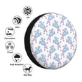 thumbnail image 4 of Naloa Cute Poodle Dog PVC Leather Spare Tire Wheel Cover for Car Truck SUV Camper Trailer Universal Fit many size14 inch, 4 of 6