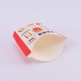 thumbnail image 3 of 100Pcs Paper Chips Box Disposable Fries Holder Portable Snack Food Box Case Snack Packaging Supplies for Home Shop (Fresh Chips Pattern), 3 of 9