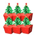thumbnail image 1 of 20pcs Adorable Christmas Candy Box Portable Chocolate Cases Xmas Theme Pattern Gift Boxes for Home Party Festival with Bell, 1 of 7