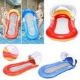thumbnail image 2 of Sillón Reclinable Spring Float Con Dosel - Tumbona Para Piscina O Lago (Azul) Muyoka Hogar, 2 of 7