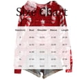 thumbnail image 3 of WTOBBY Women's Fashionable Printing Casual Hooded Long Sleeved Sweatshirt, Christmas Theme Design with Hood, Cozy Fleece Lining for Winter Comfort and Holiday Events,Dark Purple XL, 3 of 4
