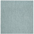 thumbnail image 3 of Safavieh Courtyard Mitre Geometric Indoor/Outdoor Area Rug, Aqua, 6'7" x 6'7" Square, 3 of 14