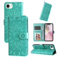 thumbnail image 5 of Funda tipo cartera GANGXUN para iPhone 16e , diseño girasol, cuero PU, soporte, cierre magnético, tarjetero, 5 of 5