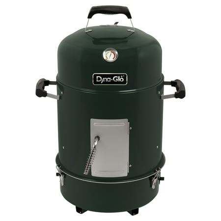 Dyna-Glo Compact Charcoal Bullet Smoker and Grill - High Gloss Forest (Best Stove Top Smoker)