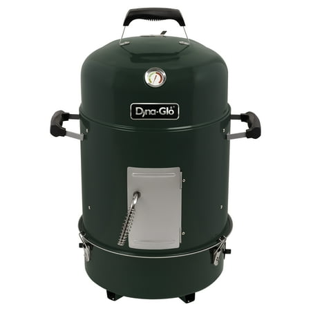 Dyna-Glo Compact Charcoal Bullet Smoker and Grill - High Gloss Forest (Best Smoker Under 500)