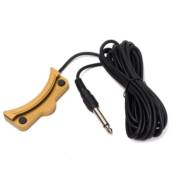 Classical Acoustic Guitar Pickup Preamp Equalizer Tuner for Sound Hole Guitar Accessories