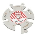 thumbnail image 2 of Gas Cylinder Lockout Tagout, 304 Stainless Steel 2 Lock Holes  Easy Install Heavy Duty Air Source Lockout Device  for Automotive Manufacturing, 2 of 8