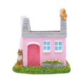 thumbnail image 1 of Jarrón con forma de cabaña, decoración del hogar, artesanía creativa, estatua multifunción, maceta Rosa, 1 of 9