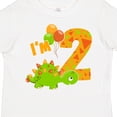 thumbnail image 4 of Inktastic Happy Dinosaur Second Birthday-green Boys or Girls Toddler T-Shirt, 4 of 5