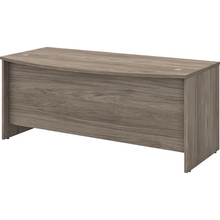 UPC: 0042976154042 | Bush Business Furniture Studio C 72  W Bow Front Computer Desk Modern Hickory (SCD172MH)