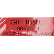Red Tissue Paper, 15x20, 100 ct