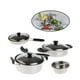 thumbnail image 2 of 20Pcs Stainless Steel Pots Pans Cookware Miniature Toy Pretend Play Kid, 2 of 9