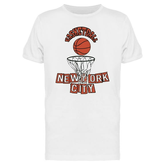 Basketball New York City T-Shirt Men -Image by Shutterstock, Male 3X-Large