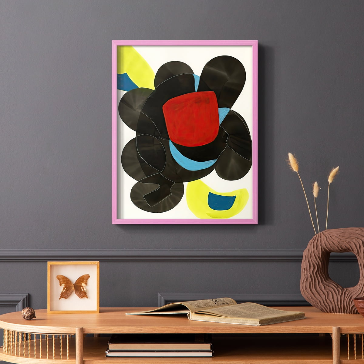 Barcelona II in Paper Solid Wood 11 x 14 Framed Print