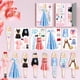 thumbnail image 5 of Pegatinas magnéticas para vestir princesas | Juguete de juego tranquilo para educación temprana | Conjuntos interactivos intercambiables para niños | Muñeca de papel magnética para actividade, 5 of 5