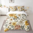 thumbnail image 2 of Feelyou Spring Garden Floral Twin Bedding Sets 7-Piece, Farmhouse Flower Bedding Comforter Set, Vintage French Style Reversible Sheet Sets, Lightweight Room Decor, 2 of 7
