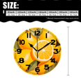 thumbnail image 2 of erolrail Rustic Wall Clock,Silent Non Ticking Wall Clocks for Living Room,Bedroom,Kitchen 12IN Yellow Lemon Lemon Orange Colorful, 2 of 5