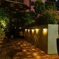 thumbnail image 3 of Estrela Solar LED Apliques para exterior IP65 Impermeable Luz blanca cálida Valla de pared Jardín Juego de 4, 3 of 5