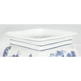 thumbnail image 3 of AA Importing 67033 Blue Pagoda Scene Square Planter, 3 of 3