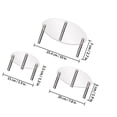 thumbnail image 2 of PTOOTP Set of 3 Clear Acrylic Round Dessert Display Stands for Bakery, Parties, Events, and Special Occasions, 2 of 8