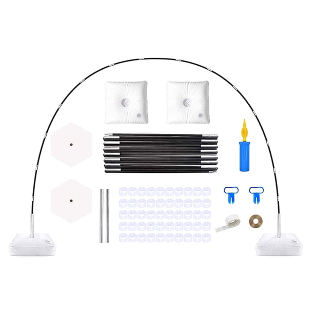 El kit de arco de bola con base ancha se puede empalmar Soporte de arco de bola para boda, etc. Wmkox8yii shdjk3889
