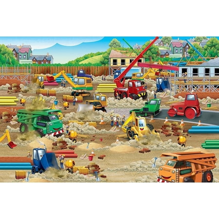 Cobble Hill Construction Zone 36 Piece Floor Puzzle
