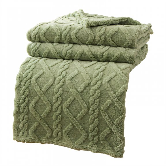AUQ Throw Blanket,Dream Nap Vibe Bed Throw Blanket,Minimal Rest Comfort Throw Blankets,Green,70*100cm