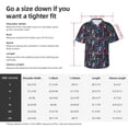 thumbnail image 6 of Lsque Colorful Dreamcatcher1 pattern Hawaiian Shirt for Men, Unisex Summer Beach Casual Short Sleeve Button Down Shirts-X-Large, 6 of 9