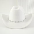 thumbnail image 4 of Stylish Western Cowboy Hat Bohemian Fedora for Men and Women with Rhinestone for Casual and Event Wear Fashion Accessory, 4 of 4