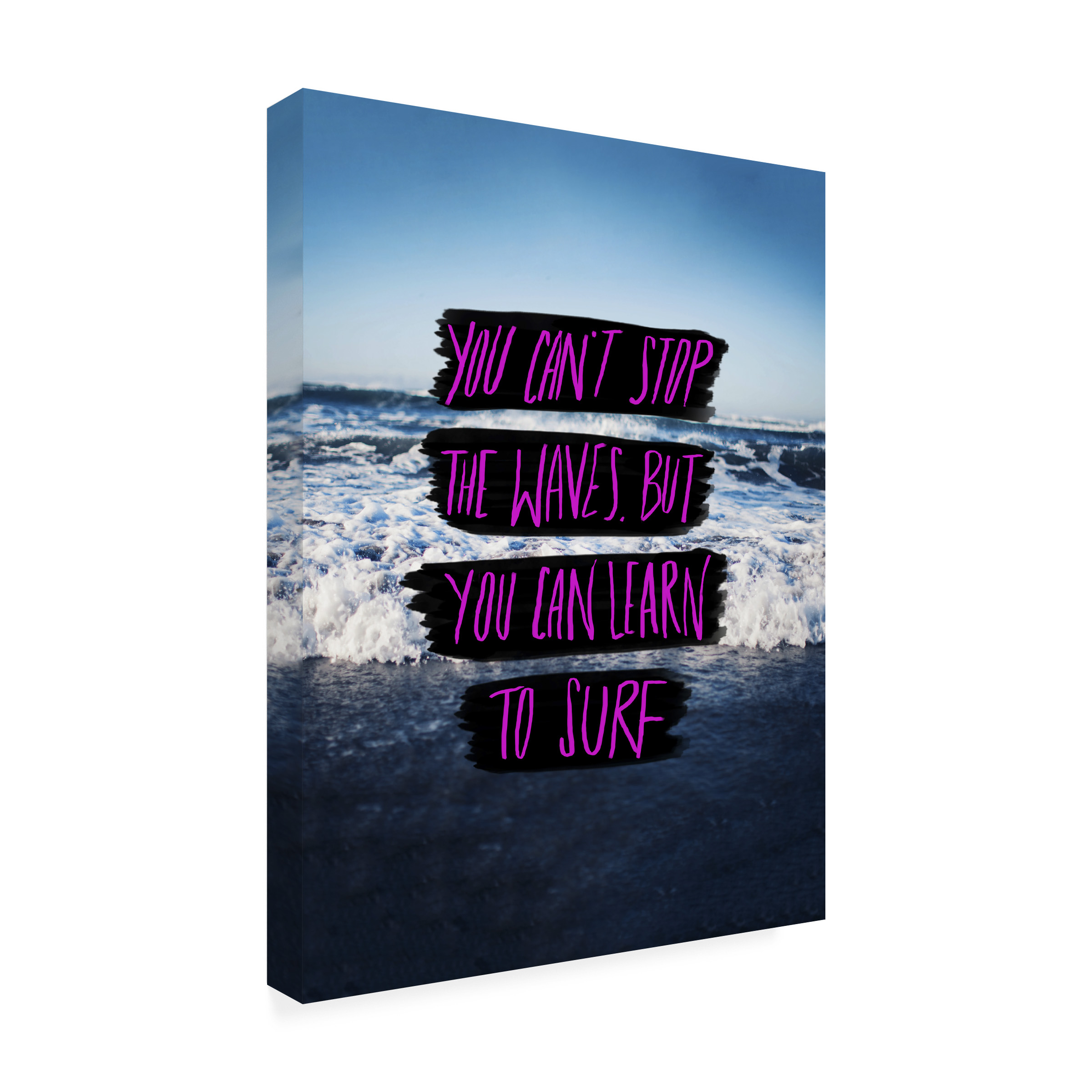 Leah Flores 'Learn to Surf' Canvas Art