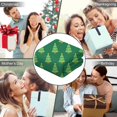thumbnail image 5 of Wearable Blanket,Green Christmas Tree Pattern Hooded Wearable Flannel Blanket for Adults & Teens,Winter Poncho Shawl Wrap Cape Cozy Anti-Pill,60"x80", 5 of 5