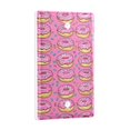thumbnail image 2 of Yayeee Blank Wall Plate Cover 1-Gang 4.5"x2.7" Home Unused Decorative Outlet, Pink Doughnuts, 2 of 7