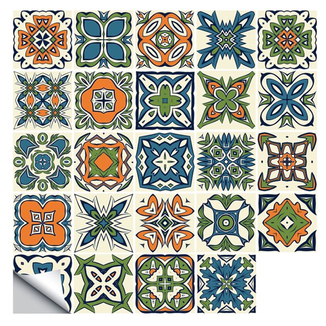 Wdftyju 20 piezas a prueba de moho, impermeable, autoadhesivo, a prueba de aceite, calcomanías de pared, pegatinas de azulejos Wdftyju 3qq6sw0sr5rr6rw5D03