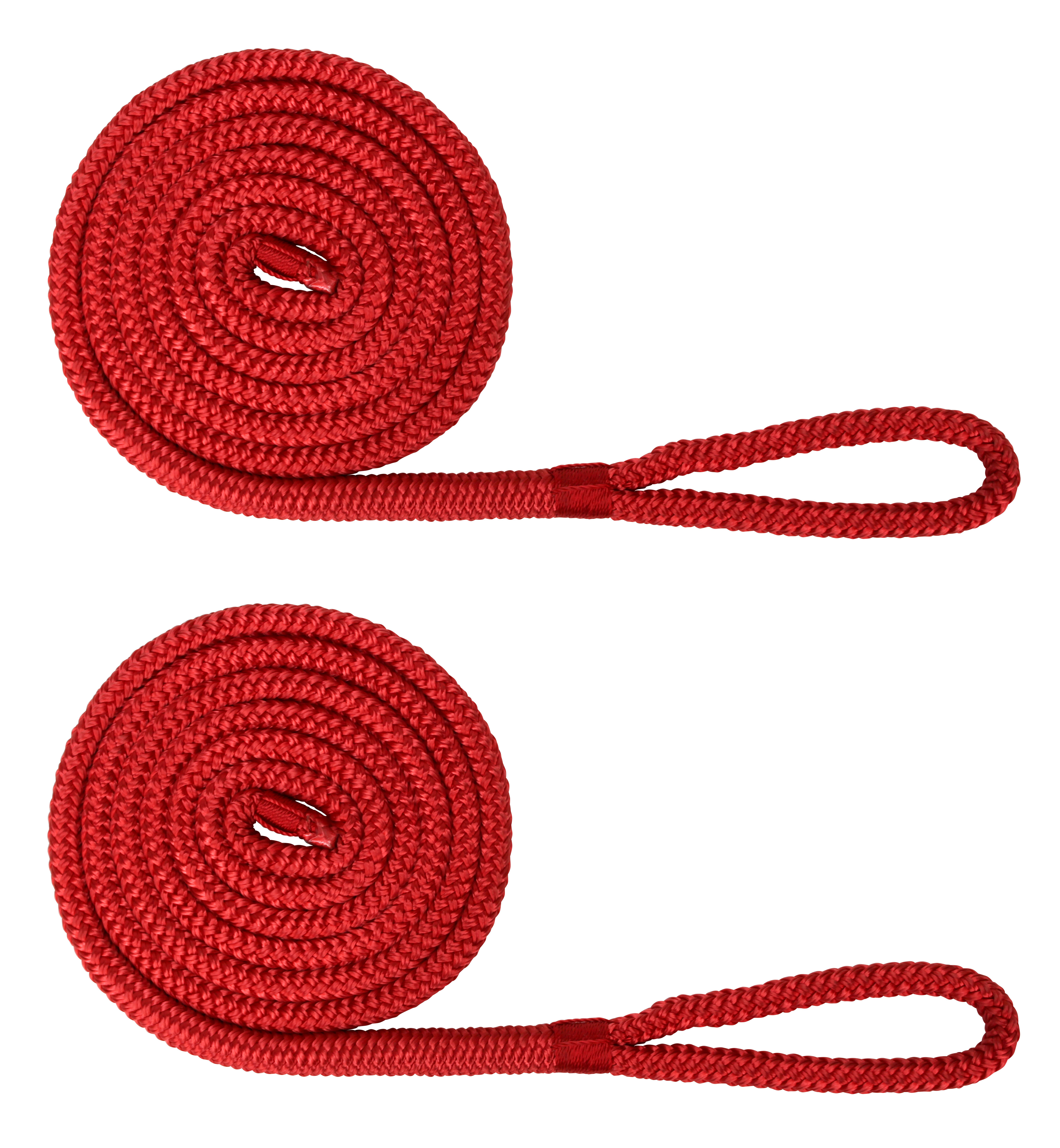 Extreme Max BoatTector Cime Parafango In Nylon Trecciato – 3/8 X 6 Piedi (20.3 Cm X 1.8 M), Bianco E Oro, Paio, Con Garanzia A Vita