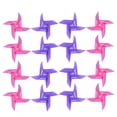 thumbnail image 4 of CIMAXIC Party 100Pcs Creative Plastic Windmill String Cloth Windmill Rope Whirligig Wheels Garden Camping Party Decoration with A 30m Steel Rope (Mixed Color),9.84"X9.84"X0.79", 4 of 4