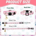 thumbnail image 2 of shuaien 10 Pack Cotton Breakaway Cat Collar with Bell, Flower Pet Kitten Collar, Safety Soft Adjustable Kitten Collars Cute Cat Collars Small Kitten Collar Accessories for Girl Cats Boy Cats, 2 of 7