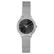 GUESS Chelsea Crystal Black Dial Stainless Steel Ladies Watch U0647L5