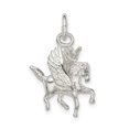 thumbnail image 5 of 925 Sterling Silver Solid Polished Pegasus Charm 24x14mm Wide 5mm Thick Pendant Necklace for Women, 5 of 5
