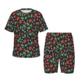 thumbnail image 1 of Balery Strawberry Conjunto de Pijama Infantil de Manga Corta con Estampado – Ropa de Dormir de Algodón Suave-3X-Large, 1 of 6